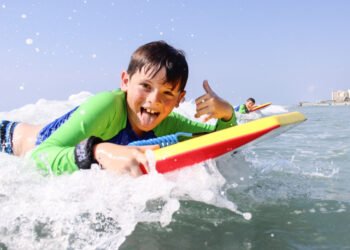 Campamento familiar de surf en Wrightsville Beach