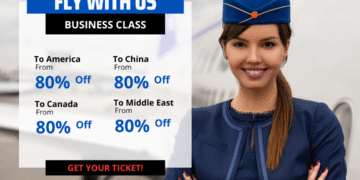 ビジネスクラスをより安く：最大80%割引！